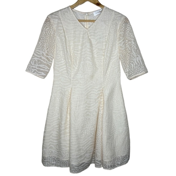 ZIMMERMANN Rising Snake Sun Dress in Porcelain Size 2 US 8 - Picture 2 of 11